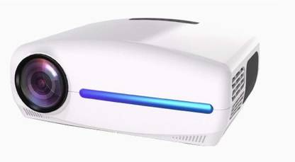 balliatic 9.0 Android, 2+16GB LED Projector Full HD with 4K Play, 6800 Lumens, 3D Projection, Up-to 50,000 Hours Lamp Life, with Inbuilt Wi-Fi, Bluetooth, Play Store & Speaker, for Education, Business Projects and Home Solutions (6800 lm / Wireless / Remote Controller) Portable Projector