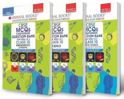 Oswaal CBSE MCQs Question Bank For Class 10 (Set Of 3 Books)