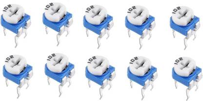 blue dimond 1K (102) PRESET ,TRIMPOT,POTENTIOMETER VARAIBLE RESISTOR PACK OF 10PCS Variable Resistor