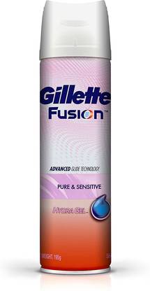 Gillette Fusion Hydra Gel Pure and Sensitive Shave Gel