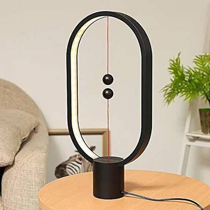 TGM Magnetic Lamp LED Night Light For Home Decor Bedroom Office Table Lamp Decorative Showpiece  -  18 cm