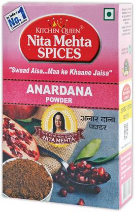 KITCHEN QUEEN NITA MEHTA Anardana Powder | Made from Best and Pure Dried Pomegranate Seeds