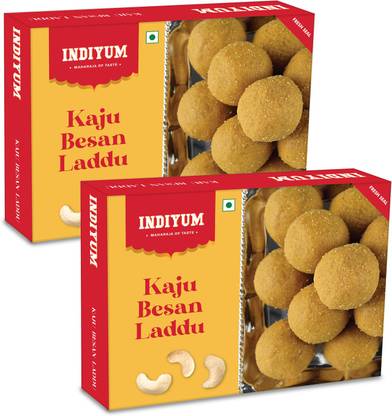 Indiyum Kaju Besan Laddu Box