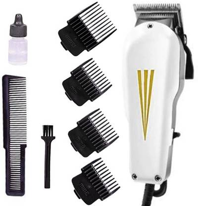KMESZY Professional Corded Salon hair Trimmer Runtime: 0 min (Multicolor) Fully Waterproof Trimmer 0 min  Runtime 4 Length Settings