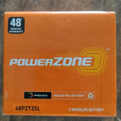 POWERZONE Z5 4 Ah Battery for Bike