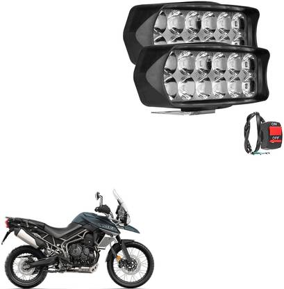 COMICAL HIGH QUALITY SUPER BRIGHT WATERPROOF DUAL ROW LED LIGHT WITH ON/OFF BUTON-069 Headlight Motorbike LED for Triumph (12 V, 16 W)