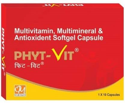 PHYT-VIT SOFTGEL CAPSULE/ MULTIVITAMIN/ MULTIMINERAL (10 CAP)