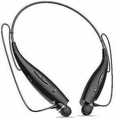 Dilurban Wireless Bluetooth Mp3 Player Flexible Neck Strap Unique Wearing Style Easy To Carry High Bass Stereo Sound HBS Headse Playtime 6 Hours Talktime 8 Hours Foldable Rechargeable Headphones With Mic MP3 Player