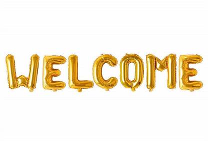 Shopperskart Solid Welcome Letter/Alphabet Air-Toy-Foil-Helium Balloons For Birthday/Welcome baby/Baby Shower Letter Balloon