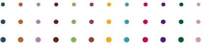 Comet Busters BIN914A Forehead Multicolor Bindis