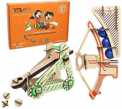 butterfly edufields Wooden Catapult Shooter vs Arrowball Shooter, 5Y+