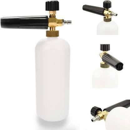 Maple Adjustable Foam Cannon 1 Liter Bottle Snow Foam Lance with 1/4" Quick Connector Foam Blaster for Pressure Washer Pressure Washer