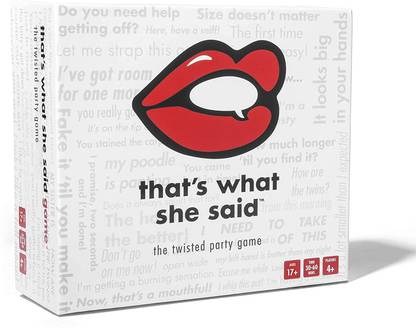AweStuffs That's What She Said Game - The Party Game of Twisted Innuendos