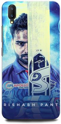 ORBIQE Back Cover for Vivo V11 Pro 1804 RISHABH PANT, CRICKET, INDIA, INDIANCRICKETCAPTAIN