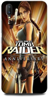 ORBIQE Back Cover for Vivo V11 Pro 1804 TOM RAIDER, GAME, GIRL, GUN, LARA CRAFT