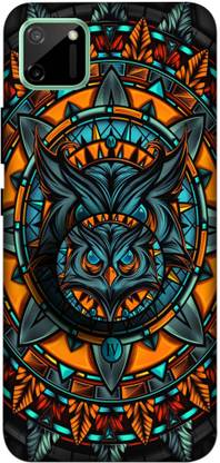 ण्डकॉम बैक कवर REALME C11 Angry Owl Art Printed के लिए