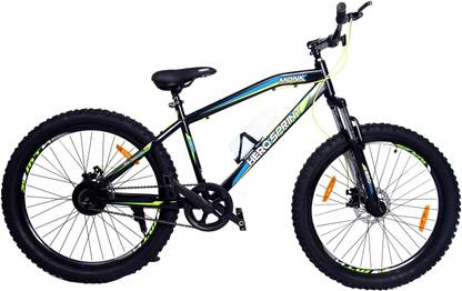 HERO Sprint Monk Front Suspension Dual Disc Semi Fat Bike 26 T (inch) Fat Tyre Cycle