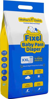 fixel Baby Diaper Pants double extra large size XXL size ( 50 piece ) - XXL