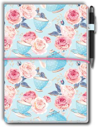 Nourish Small (7x5 in) Memo Pad with Sticky Notes, Stylus Pen & 1 Extra Pad… A6 Memo Pad Ruled and Unruled 50 Pages