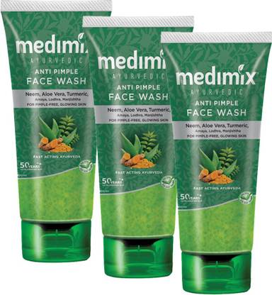 MEDIMIX Ayurvedic Anti Pimple  Each Pack 50ml Pack Of 3 Face Wash