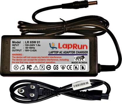LAPRUN Charger Compatible for shiba Satellite L955D Laptops 19v, 3.42a, Pin-5.5x2.5 mm, 65 W Adapter