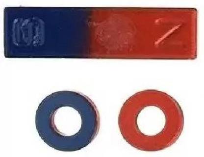 CRAZYGOL 3pcs Magnet 2 Round Magnet and 1 Bar Magnet Easy to Learn Magnet Game Set for Childrens Multipurpose Office Magnets Multipurpose Office Magnets Pack of 3