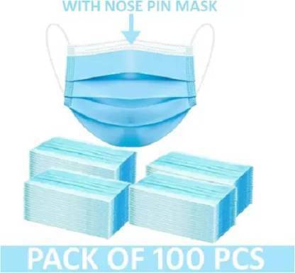Smarter Buy MBM 3 Ply Mask 100 PCS Surgical Mask