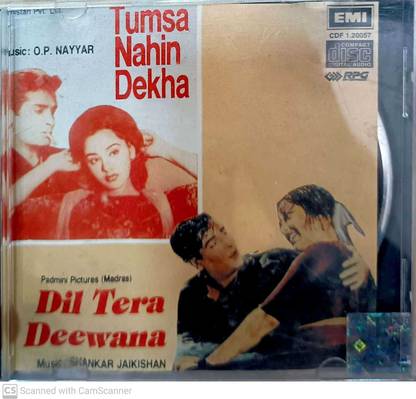 TUMSA NAHIN DEKHA / DIL TERA DEEWANA (MADE IN ENGLAND) Audio CD Standard Edition