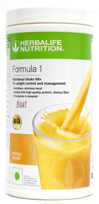 HERBALIFE Formula 1 Nutritional Shake Mix - Mango Flavor Plant-Based Protein