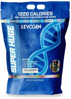 Evogen Nutrition Super Huge Mass Gainer Weight Gainers/Mass Gainers