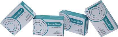 Gluta Glow + Glutathione Skin Whitening And Skin Glowing Soap (Pack of 4)