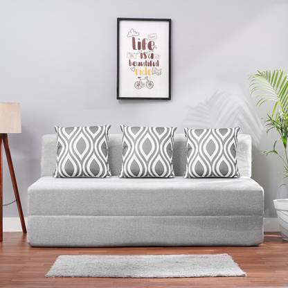 Solis Primus-comfort for all 3 Seater Double Foam Fold Out Sofa Cum Bed