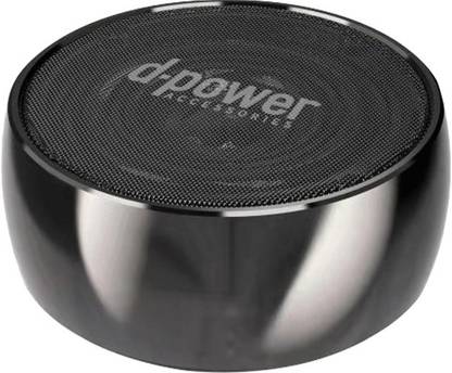 dpoweraccessories D-Power Thump Compact - Mini/Portable Bluetooth Speaker Built-in Mic High Bass TWS Wireless (Black) 5 W Bluetooth Speaker