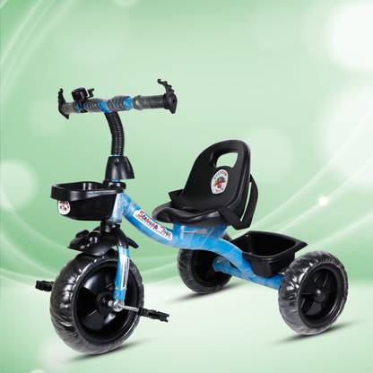 Stepupp STP G LIGHT BLUE BACK AND FRONT BASKET FOR CHILDREN-06 Tricycle