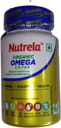 PATANJALI Organic Omega 3/6/7/9 60 Tab