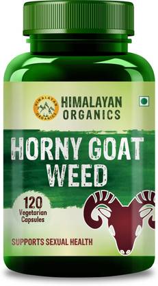 Himalayan Organics Horny Goat Weed Extract with Maca Powder | 1000mg