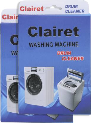 CLAIRET Descaling Powder For Washing Machine Drum & Tub Cleaner/Limescale Remover Suitable For All Brands Each (200 Grams) Descaler Detergent Powder