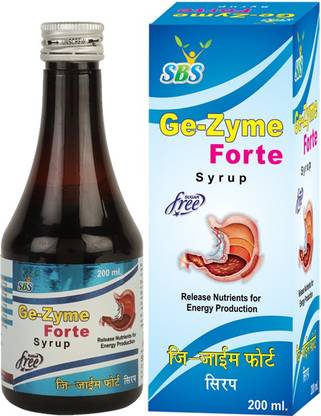 SBS Herbal Ge-Zyme Forte Syrup - Boosts Immunity, Powerhouse of Vitamins & Minerals