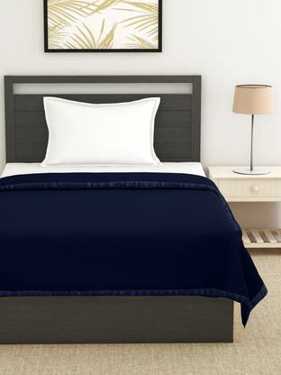 Home Fresh Solid Single AC Blanket for  AC Room