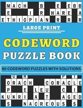 Large Print Codeword Puzzle Book