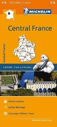Centre - Michelin Regional Map 518