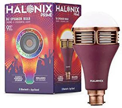 HALONIX 9 W Bluetooth Round B22 Decorative Bulb