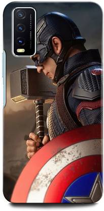 GRAFIQE Back Cover for Vivo Y20A V2101 CAPTAIN AMERICA, AVENGER, MARVEL, COMIC, SUPERHERO, INFINITY WAR