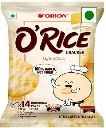 ORION O'rice Cracker - Premium baked snack Crackers
