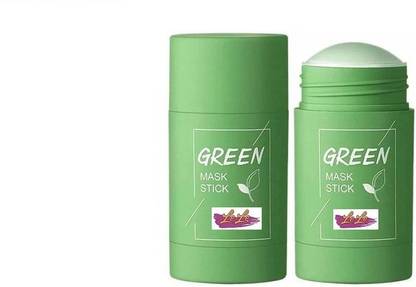 Lele Green Tea Face Cleansing, Facial Mask Stick Roll On Type Face Wash