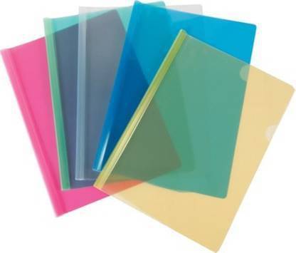 KRISHVIA PLASTIC A4 Size Plastic Office file (Set Of 20)