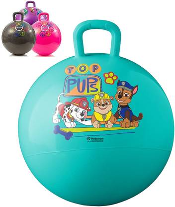 zobro Jumping Ball for Kids Ages 3-6 Year ,Hop-Pity Hop Ball, Hopping Ball, Bouncy Ball with Handles, Sit & Bounce, Kangaroo Bouncer, Jumping Ball Multi Color(18 Inches With Handle) (RECIEVED Random Color and Random Cartoon Print) Inflatable Hoppers & Bouncer, Infatable Ball