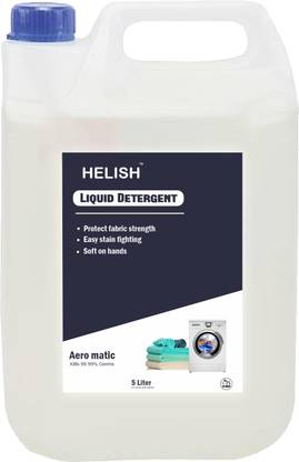 helish Laundry Liquid for Fabric Care, Suitable for Top-Load and Front Load Machine Aqua Liquid Detergent
