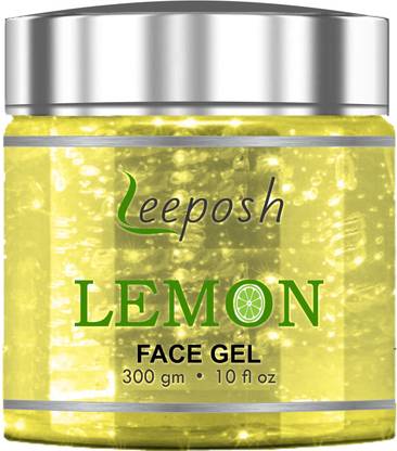 Leeposh Lemon Skin Gel Lemon Vitamin C Gel skin for Glow Lightening Brightening Acne Clear & Remove Spots Marks Scars best for Acne & Pores FDA Approved