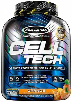 Muscletech CellTech Performance Series, 6 lb, Orange Weight Gainers/Mass Gainers